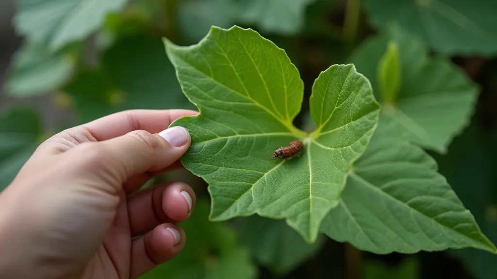 Inspecting a plant for pests