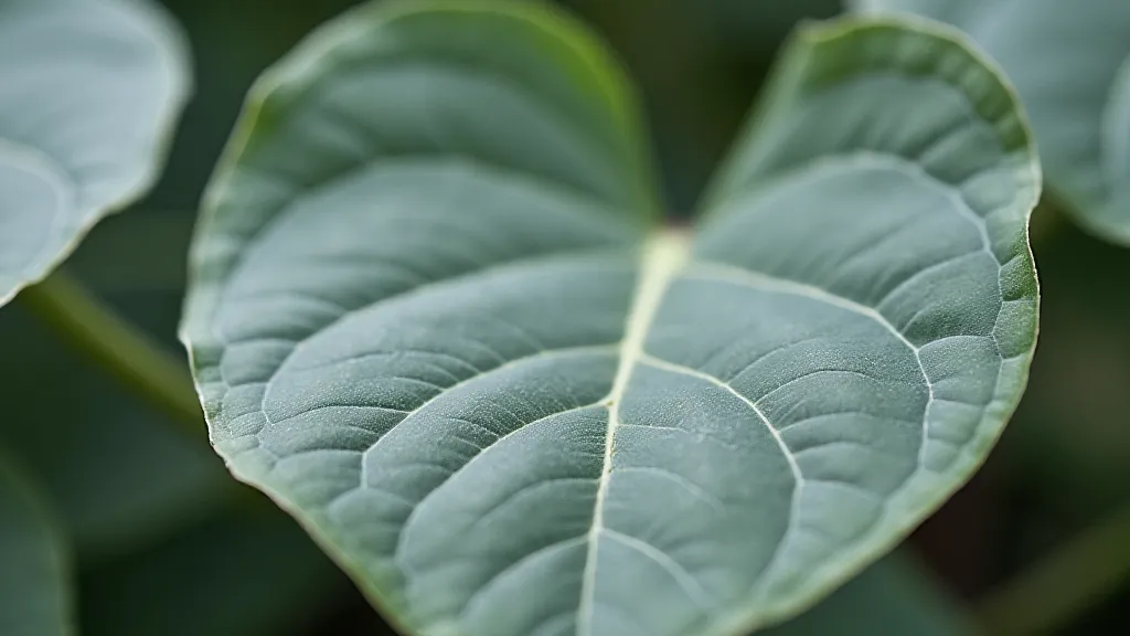 Close-up of a Moonlight Ficus leaf